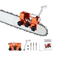thumbnail image 1 of Afilador de cadenas Uxcell portátil con manivela, jig de afilado de cadena de motosierra con 3 varillas de afilado amarillas, 1 of 1