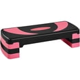 thumbnail image 1 of Yaheetech Adjustable Aerobic Step Platform with Risers & Non-Slip Surface, for Home Gym, Rose Red, 1 of 5