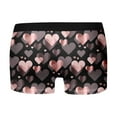 thumbnail image 5 of Wxolcjlv Valentine's Day Men's Underwear Soft Comfy Boxer Briefs Trendy Multi-Color Heart Graphic Boxers Male Holiday Gifts, 5 of 5