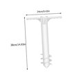 thumbnail image 3 of Heavy Duty Twisting Lock Three Helical ABS Ground Stakes Suitable For Beach Umbrellas Windproof Design Outdoor Stability Multicolor, 3 of 4