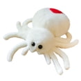 thumbnail image 2 of Tailed Spider Plush Toy Throw Pillow Realistic Crawling Animal Soft Stuffed Doll for Home Decor Halloween Party Favor Unique Gothic Collectible Cuddly Companion, White, 10 Inch, 2 of 7