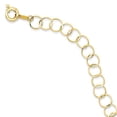 thumbnail image 4 of 14K Yellow Gold Circle Chain Bracelet, 4 of 6