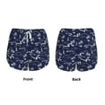 thumbnail image 3 of Rateoe Hawaiian Style Printed 2 in 1 Women's Workout Shorts for Athletic Gym Running Shorts with Phone Pockets-Small, 3 of 7