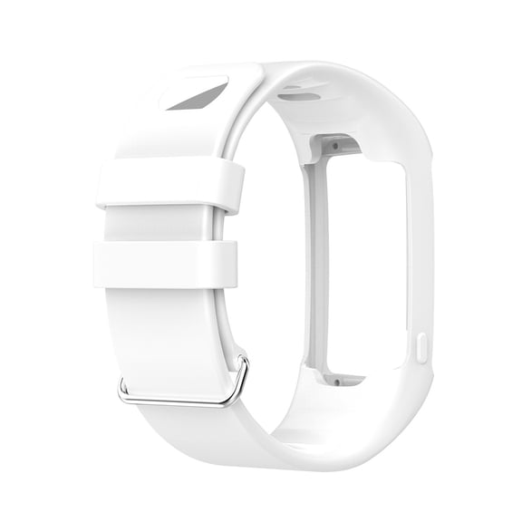 Latrodar Smart Watch Band Solid Daily Replacement Wristband Silicone For P-olar A360 A370 Sturdy As shown Home Decor