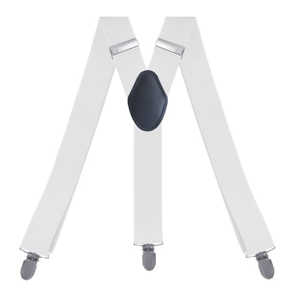 Suspenders for Men Heavy Duty Tuxedo Dress Pants 1.4 inch Solid Adjustable Elastic Y Back Mens Suspenders for Jeans