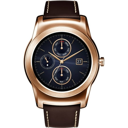 LG Watch Urbane Wearable Smartwatch, Gold with Brown Strap LG Watch Urbane Wearable Smartwatch, Gold with Brown Strap