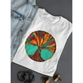 thumbnail image 3 of Lovely Colorful Tree Of Life T-Shirt Women -Image by Shutterstock, Female XX-Large, 3 of 4