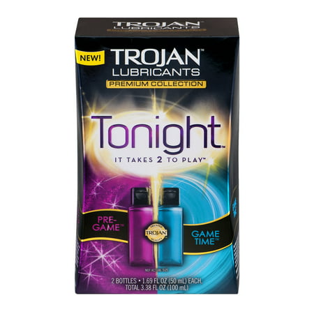 Trojan Tonight Collection His and Hers Silicone Lubricant - 1.69 oz