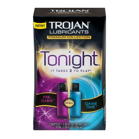 Trojan Tonight Collection His and Hers Silicone Lubricant - 1.69