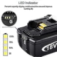 thumbnail image 2 of For Makita 18v Battery 6.0 Ah Lxt Li-ion Bl1850b Bl1830b Bl1860b Cordless 2025, 2 of 5