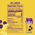 thumbnail image 2 of AHA Blackberry and Lemon Sparkling Water, 12 fl oz, 8 Cans, 2 of 8