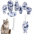 thumbnail image 3 of 7pcs/set Mini Ceramic Simulation Vase for Cat Whisker, Pet Gifts, Home Ornaments, 3 of 4