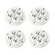 thumbnail image 2 of Ruedas de bola universales autoadhesivas | Paquete de 4 ruedas giratorias para cajas, contenedores y muebles en movimiento | Rotación de 360 grados, fácil instalación, plástico y acero inoxidable, 2 of 9
