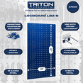 thumbnail image 2 of Triton Products® LocBoard (2) 24"W x 42-1/2"H x 9/16"D Epoxy, 18 Gauge Steel Square Hole Pegboards, 2 of 6