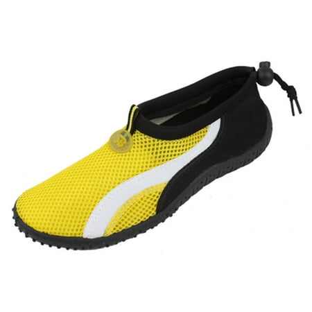 

New StarBay Brand Women s Yellow Athletic Water Shoes Aqua Socks Size 7