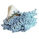 thumbnail image 2 of Kit de crochet de manta de ramo decoración de bricolaje kit decorativo de tejido decorativo kit de inicio de crochet para regalos de aniversario de Azul, 2 of 8