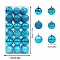 thumbnail image 3 of 36 pcs Christmas Ball Ornaments 2.36 Inches Hanging Ornaments Neutral Ornament Set Christmas Baubles Hanging Balls for Holiday Xmas Tree Wedding Decorations The Holiday, 3 of 6