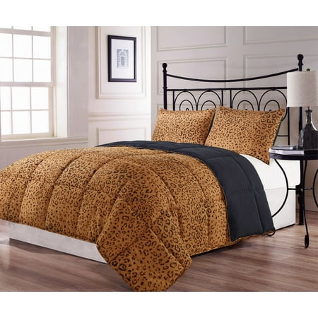 Animalia 3pc Comforter Set King Size Bed Reversible Down