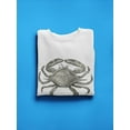 thumbnail image 3 of Crab Vintage Engraved  Sweatshirt Men -Image by Shutterstock, Male 5X-Large, 3 of 4
