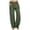 Army Green1, variant on Linen Pants Women Wide Leg Loose Summer Pants with Pocket Elastic Comfortable Casual Pants for Beach Everyday Wear Plus Size Navy