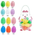 thumbnail image 2 of Easter Bunny Egg Bucket with 24 Fillable Plastic Eggs, Easter Egg Hunt Supplies, Candy Storage Container, Easter Decorations, 2 of 6