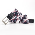 thumbnail image 4 of Men's Fashion Decorative New Casual Outdoor Golf Versatile Elastic Woven Belt (Width 1.33in), 4 of 7