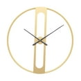 thumbnail image 5 of Tongina Round Wall Clock Decorative Wall Clock Art Wall Decor Diameter 50cm Silent Hanging Clock Big Wall Clock for Farmhouse Bedroom Gold, 5 of 8