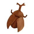 thumbnail image 3 of Bonita mochila de peluche, suave, ligera, moderna y divertida bolsa de peluche. escarabajo rinoceronte, 3 of 9