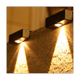 thumbnail image 2 of luces solares de pared para jardín, lámpara LED impermeable para vallas, escaleras y patios, 2 of 6