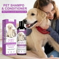Yegbong Pet Shampoo, Pet Bath Relieves Skin Itchy, Hair Smooth Non