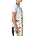 thumbnail image 3 of Naloa Cute Bull Dog Apron Kitchen Aprons with Pockets for Women Men Chef, 3 of 8