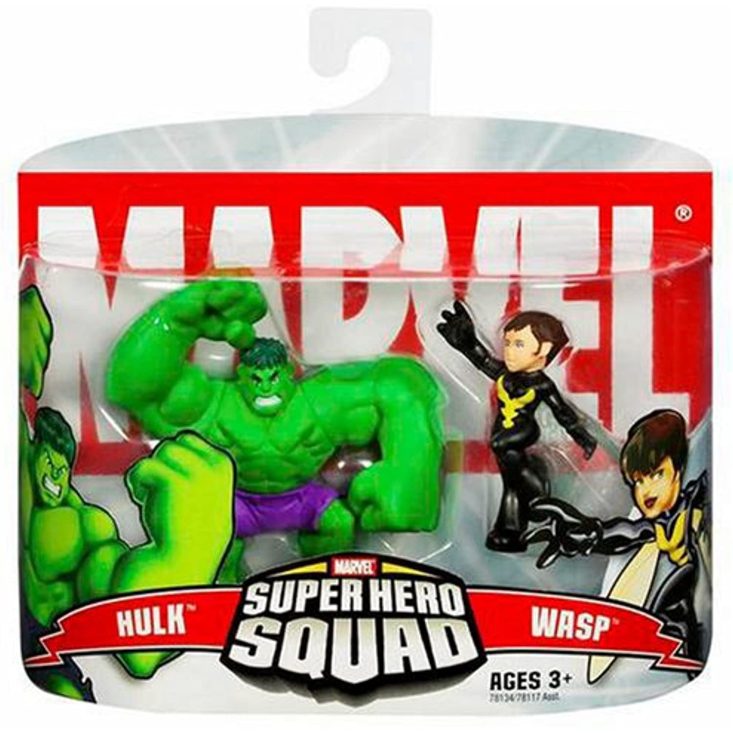 Marvel Super Hero Squad Series 2 Wasp & Hulk Action Figure 2-Pack -  Walmart.com
