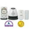 VTech DM271-110 DECT 6.0 Digital Audio Baby Monitor with Open/Closed & Motion Sensors, 1 Parent Unit, White