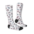 thumbnail image 3 of Fotbe Tribal Style Turtle print Women's Men's Novelty Crew Socks Cotton Socks Knee High Socks for Walking,Running,Nurses,Pregnancy, 3 of 8
