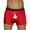 Red, variant on JHHLSF Mens Valentines Day Printed Underwear Style Red Bubble Special Love Rose Shorts Mid Waist Red,S