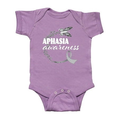 

Inktastic Aphasia Awareness- butterfly Gift Baby Boy or Baby Girl Bodysuit