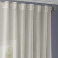 thumbnail image 5 of Gardenia Faux Linen Sheer Curtain (1 Panel), Gardenia, 50W X 108L, 5 of 6