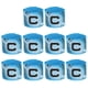 thumbnail image 1 of Banda de Capitán de Fútbol Uxcell, Bandas de Capitán para Fútbol, Banda de Capitán Elástica Color Azul Cielo, 1 of 7