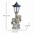 thumbnail image 1 of Solar Garden Light Roman Column Outdoor Porch Light Decorative Ornament 10 in Height With Built In Solar Panel And LED Bulb, 1 of 6