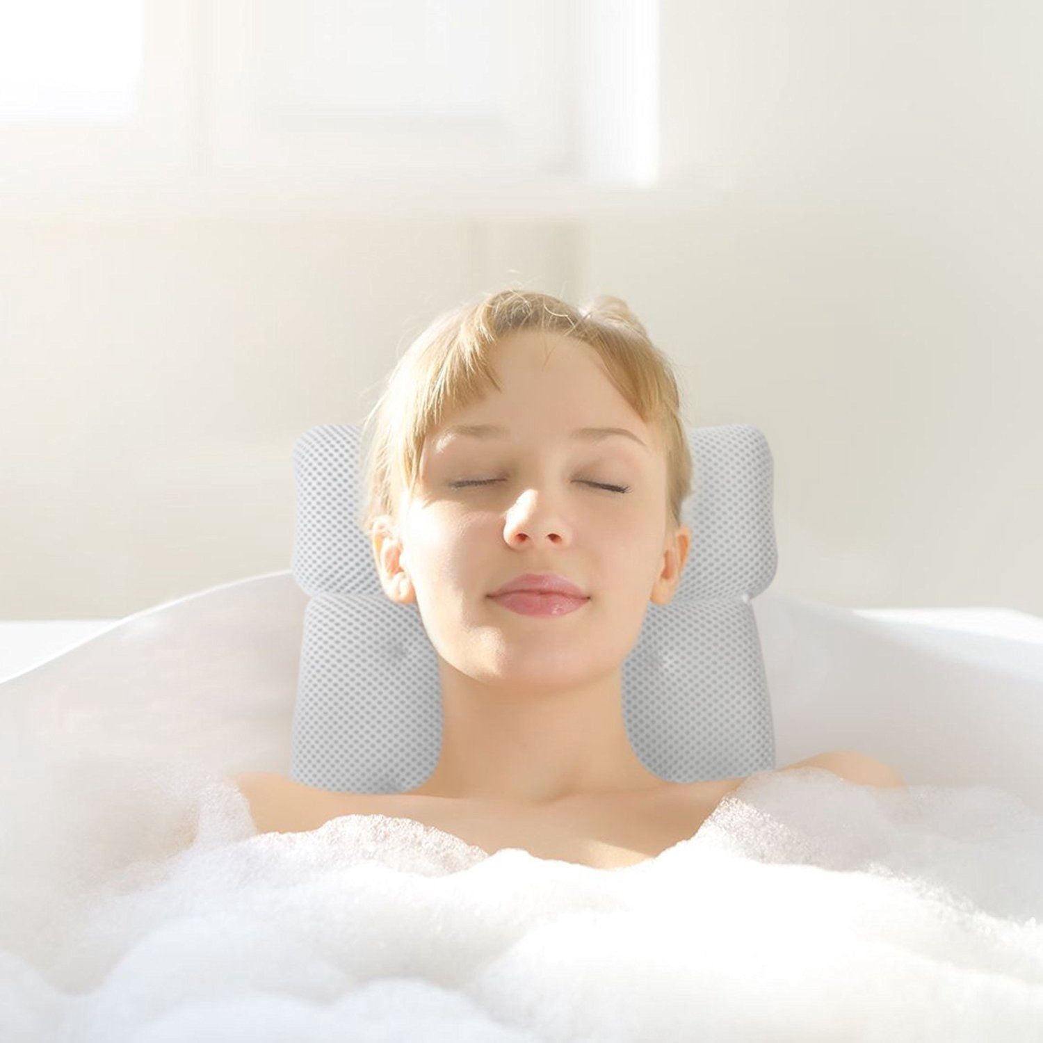Watch LuxStep Bath Pillow Bathtub Pillow On Live