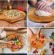 thumbnail image 5 of Cáscara de pizza, mango de tabla de cortar de paleta de espátula de pizza de bambú premium (hornear pizza, pan, cortar frutas, verduras, queso), 5 of 5