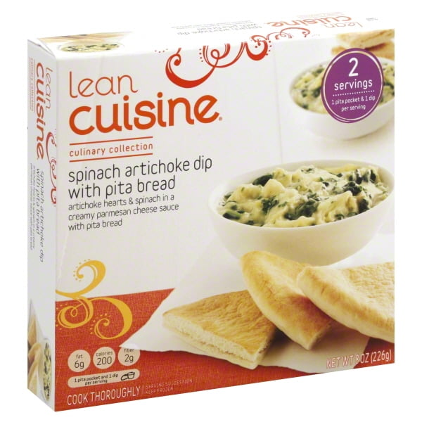 Lean Cuisine Casual Cuisine Spinach Artichoke Dip With Pita Bread, 8 oz