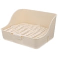 thumbnail image 3 of Caja de arena de conejo Aseo para mascotas Potty Trainer Esquina Pequeño Animales Caja de arena, 3 of 6