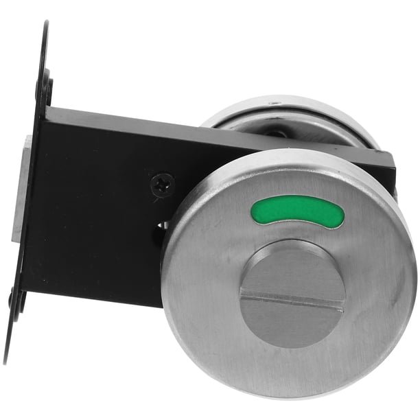 Cerradura de puerta de baño con indicador verde y rojo, cerradura de puerta de ducha, cerradura de baño