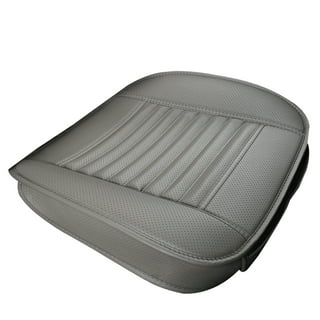 CAPITAUTO Car Seat Cushion,Car Seat Cover Universal Bottom Driver  Pad,Bamboo Charcoal Comfortable and Breathable Fabric Seat Cushion with  Storage