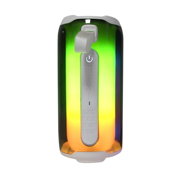 Edgergery Haut-Parleur Bluetooth Sans Fil No. 5, Voix Intelligente pour la Maison et l'Extérieur avec Lumière Éblouissante, Audio Bluetooth Portable de Bureau