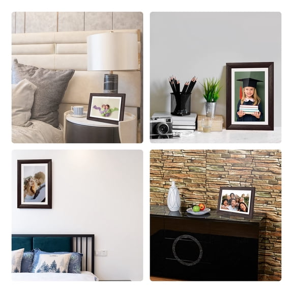 (Open Box) Tibuta 10.1 inch Wifi Digital Photo Frame, 1280 * 800 IPS Touch Screen Digital Picture Frame, 16GB Storage, Share Photos or Videos via Uhale APP, Gift for Friends and Family