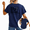 navy blue-1, variant on Women's Need Prayer Tap My Shoulder Matthew 18:20 Cross Faith Graphic Short Sleeve T‑shirt Relaxed Fit