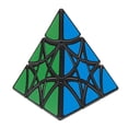 thumbnail image 2 of Cubo de de plástico, 3x3x3 Pyramid Speed Triangle Puzzle Edición mejorada del cubo mágico: gira más rápido y con mayor precisión Sunnimix Magic Cube Puzzle Game, 2 of 8