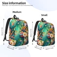 thumbnail image 2 of Rocae Colorful World Map for Canvas College Laptop Backpack for Men Women -Medium, 2 of 5